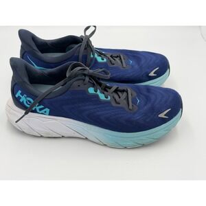 Hoka One One Arahi 6 Mens Running Shoes Blue Teal Stability 1123194 OSBB 10D